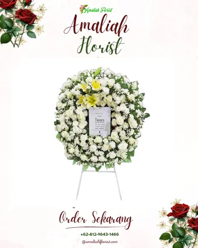 Krans Bunga Duka Cita di Babakan Panjang